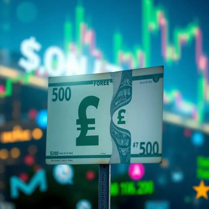 Illustration of currency symbols with Nigerian naira sign highlighting forex market dynamics