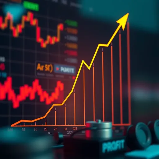 Profit Trends in Nigerian Forex Trading Graph showing upward trend representing profitable forex trading in Nigeria