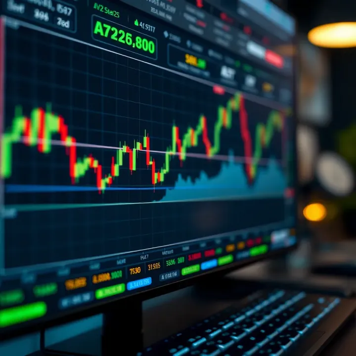Dashboard showing forex trading tools and risk management indicators on screen