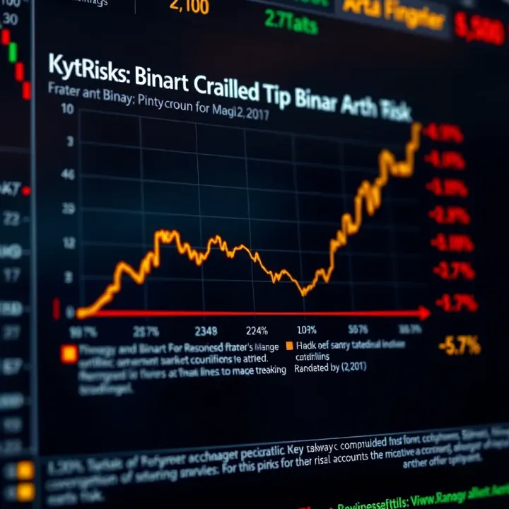 Graph highlighting key risks and management tips for binary accounts in Nigerian financial markets