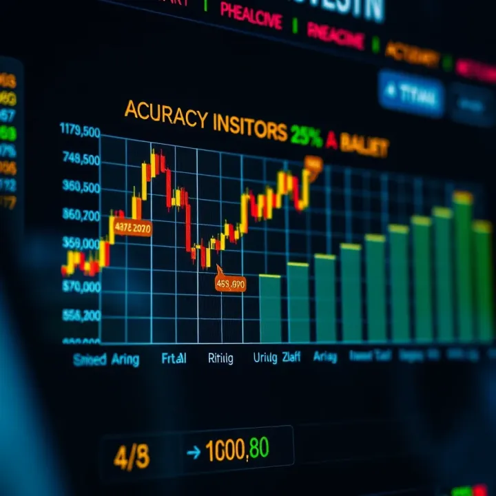 Accuracy Comparison of Binary Options Indicators Graph illustrating the comparison of different accuracy levels among trading indicators in binary options