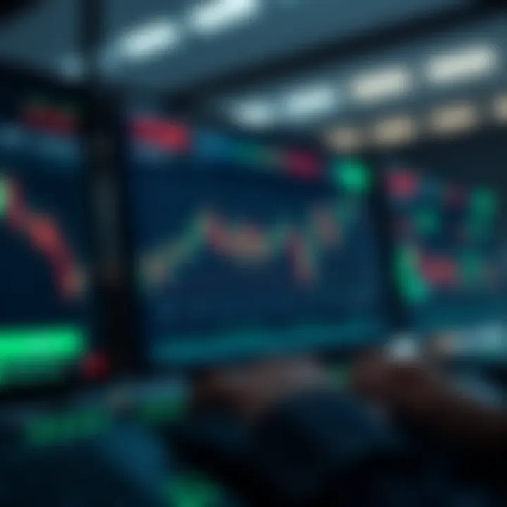 Secure Trading Platforms and Risk Management Illustration of secure trading platform interface with risk management tools