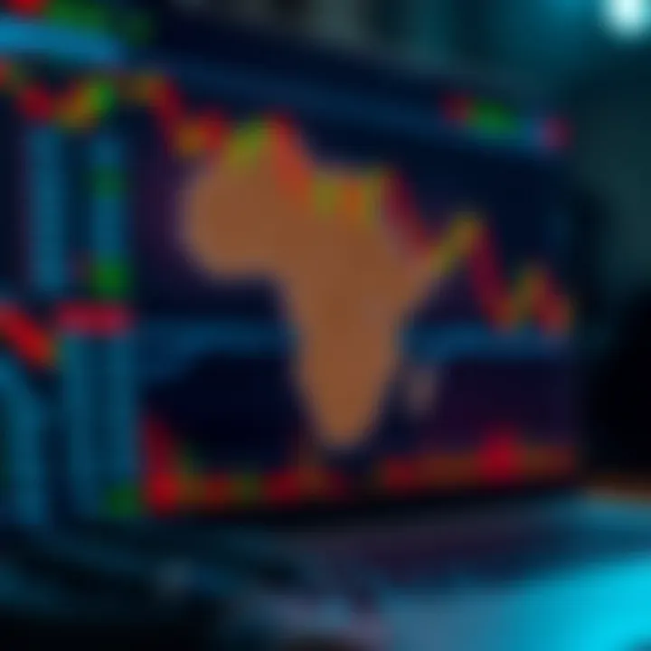 Secure online forex trading platform interface with Nigeria map