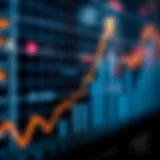 Graph displaying upward trend with currency symbols indicating forex market growth