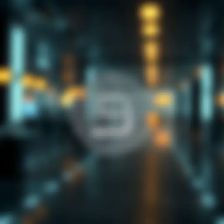 Creative branding concept showcasing binary code integrated into a minimalist corporate emblem