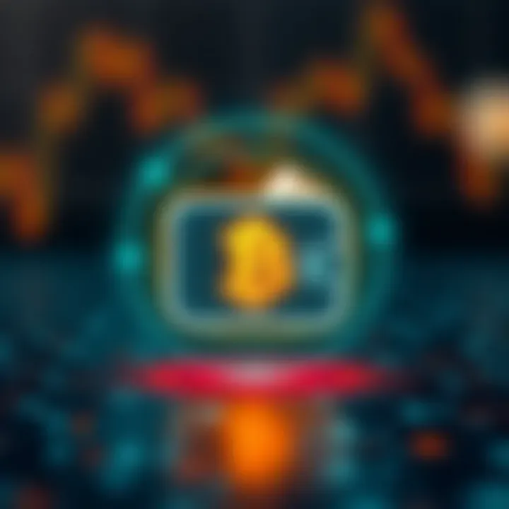 Secure digital wallet icon symbolizing cryptocurrency safety measures