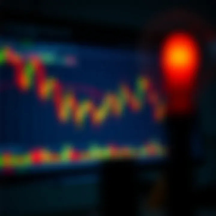 Visual representation of various candlestick patterns used in stock market analysis