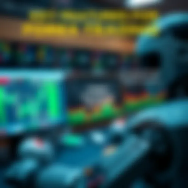 Diagram showing key features to consider when selecting a forex trading robot such as reliability, customization, and security