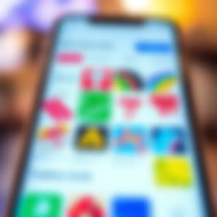 Smartphone screen displaying a variety of gift card options available for trading in Nigeria