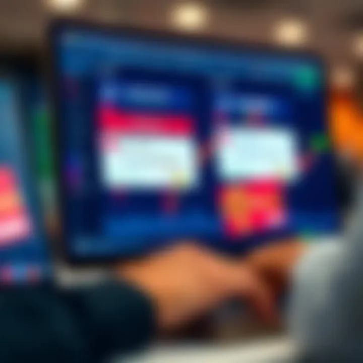 Digital transaction interface showing secure exchange of gift cards with confirmation notifications