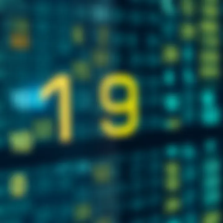 Illustration of converting a decimal number into its equivalent binary format