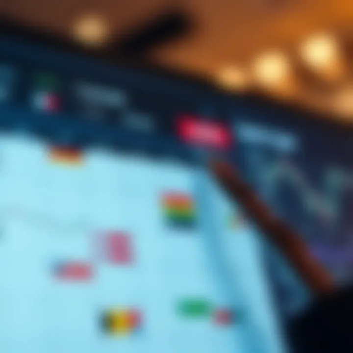 Economic calendar interface showing scheduled data releases critical for market analysis
