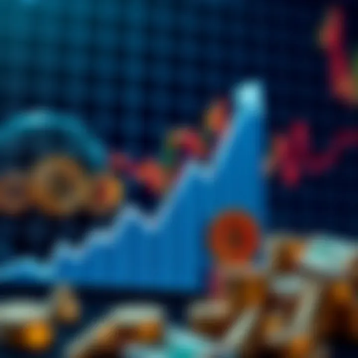 Graph showing upward trend with cryptocurrency icons and Nigerian currency symbols, representing profitable crypto trading strategies