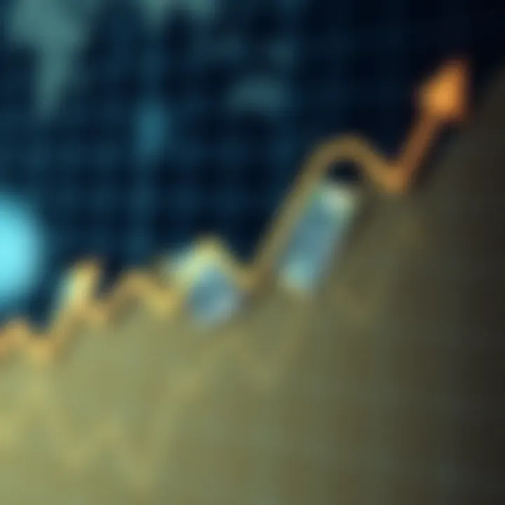 Graph showing upward forex trading trends with Nigerian Naira currency symbols