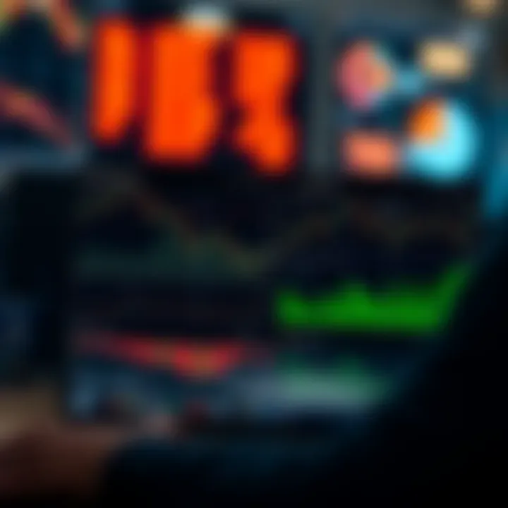 Graphical representation of risk management tools and trading psychology concepts