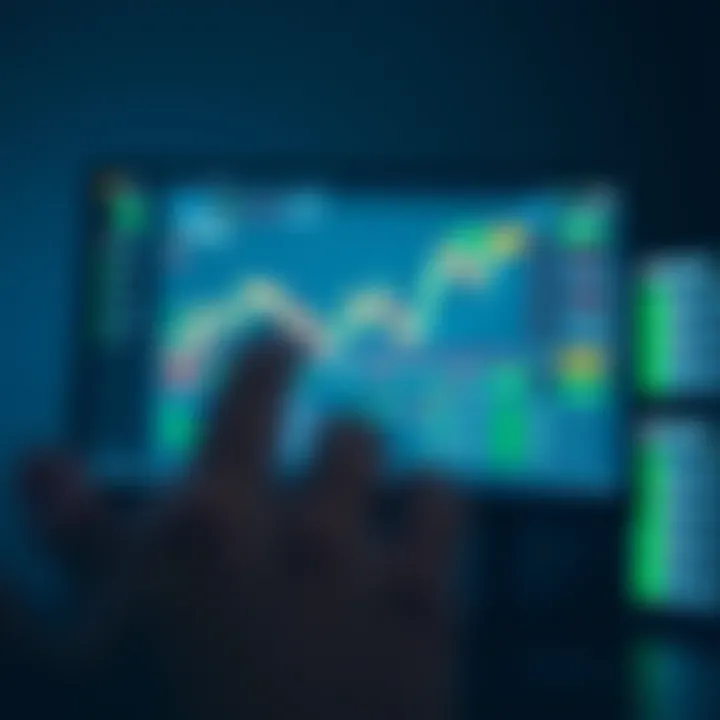 Forex Demo Account Dashboard for Nigerian Traders Computer screen displaying forex trading demo account dashboard with currency pairs and charts