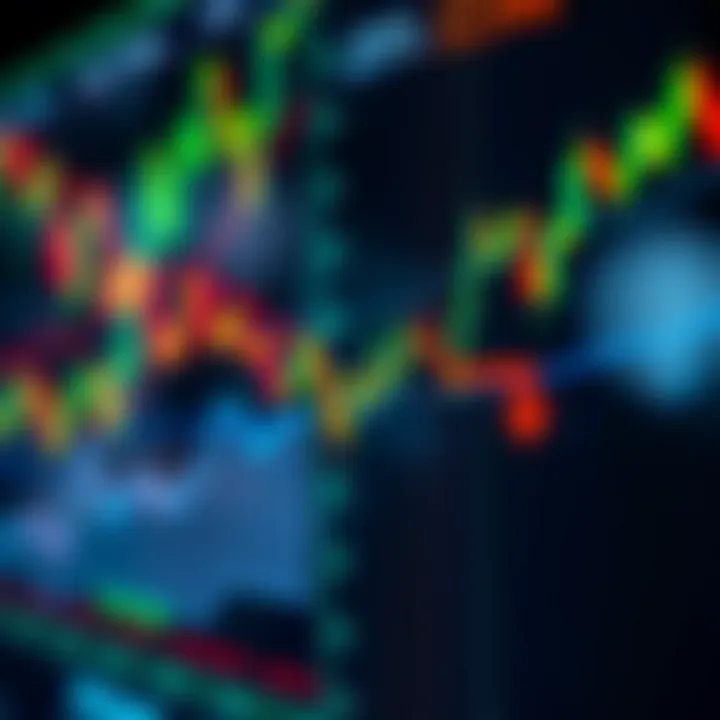 Collection of currency pairs with upward and downward trend indicators on digital interface
