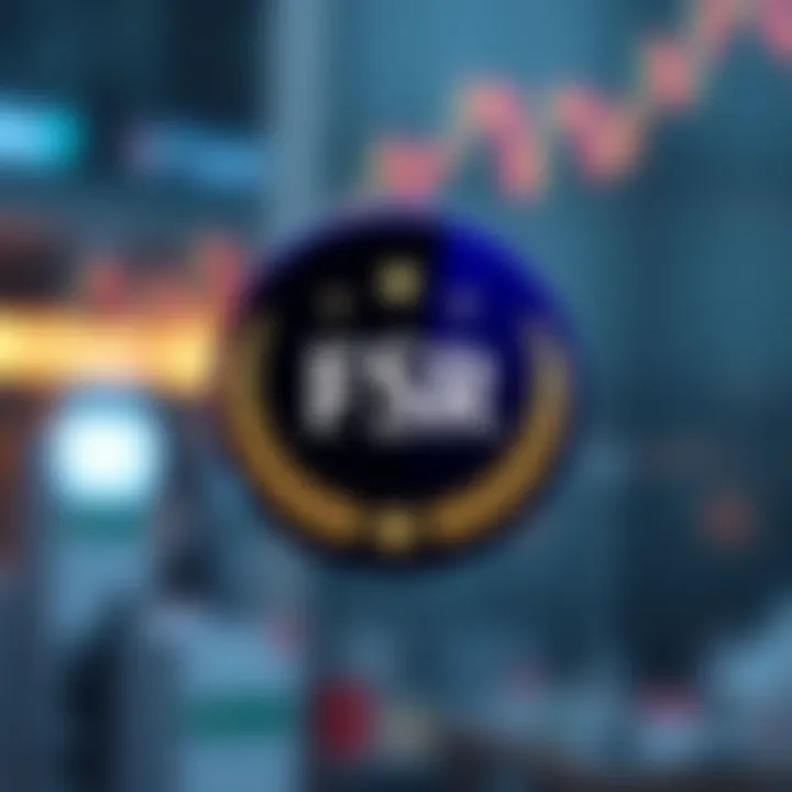 Forex Trading Logo Emblem Representing Trust and Recognition Visual concept of trust and recognition with a professional forex brand emblem