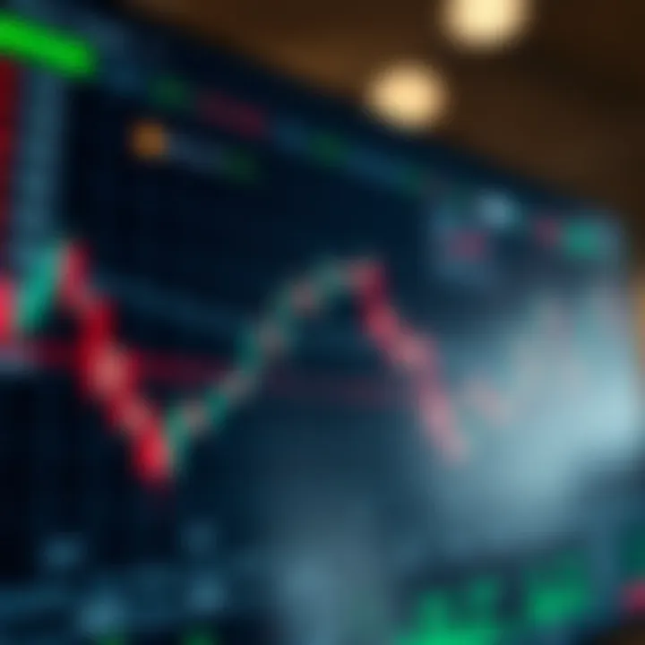 Currency Exchange Trends on a Digital Trading Platform Graph showing currency exchange trends on a digital trading platform