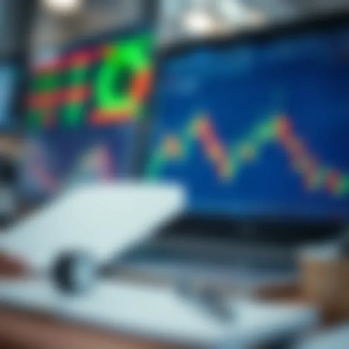Visual representation of risk management techniques and trading tools in forex