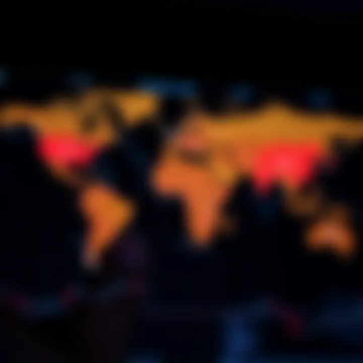 World map highlighting major forex trading sessions aligned with Nigeria's local time zones