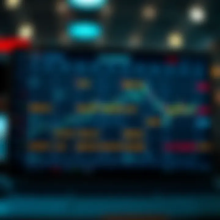 Digital calendar highlighting major economic events affecting currency markets