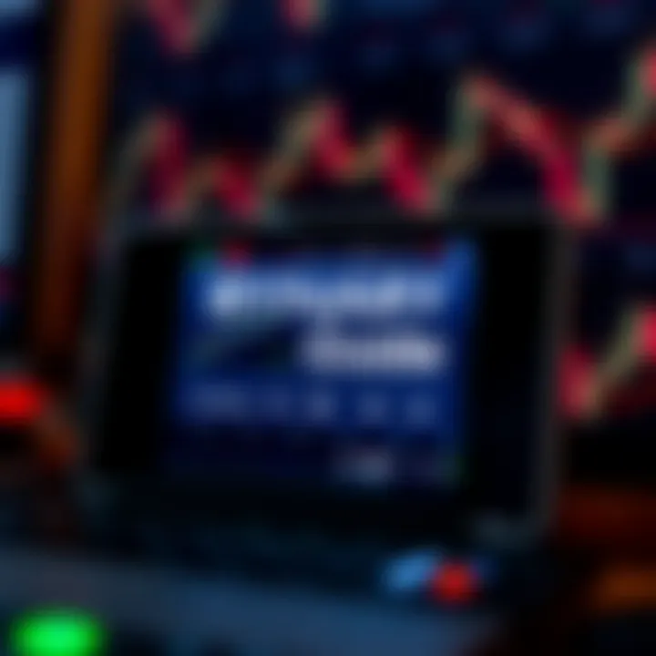 Digital Audio Player Featuring Binary Trading Guide Illustration of a digital audio player displaying a binary trading guide