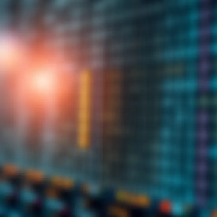 Graphical representation of negative number encoding using two's complement in binary systems