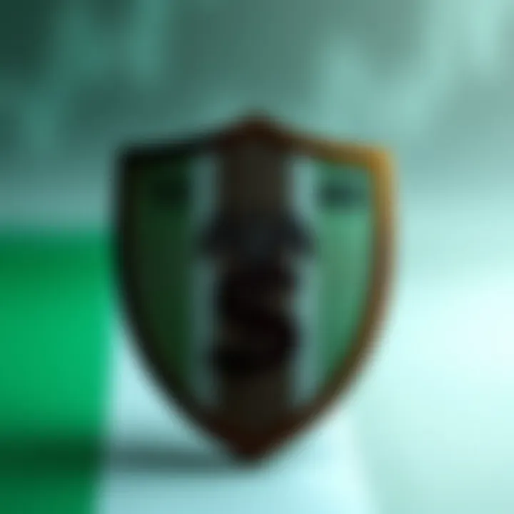Illustration of Nigerian naira currency symbol alongside a shield representing protection and regulatory compliance