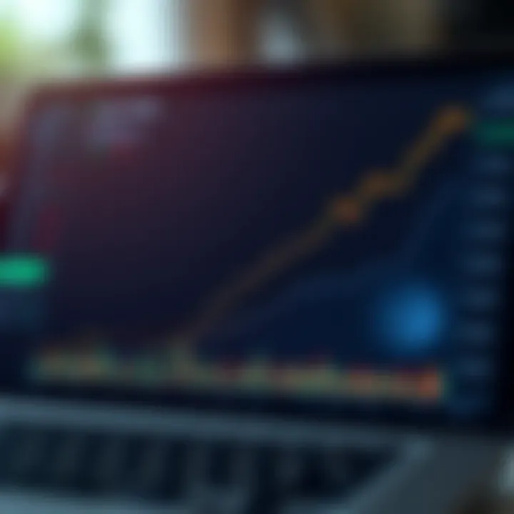 Graph illustrating steady account growth through disciplined forex trading with minimal capital