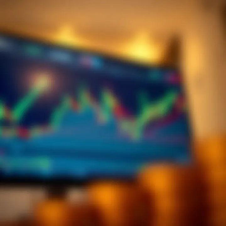 Forex Market Analysis and Trend Patterns for Nigerian Traders Graph showing upward trend lines and candlestick patterns representing forex market analysis