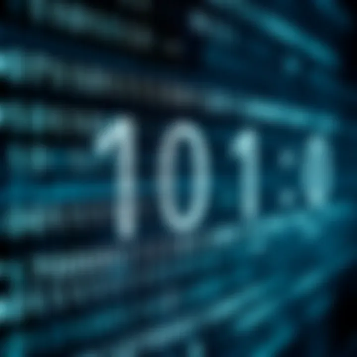 Visual representation of adding binary numbers showing carry-over and summation of bits