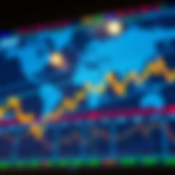 Global currency exchange rates displayed on a digital screen representing forex market liquidity
