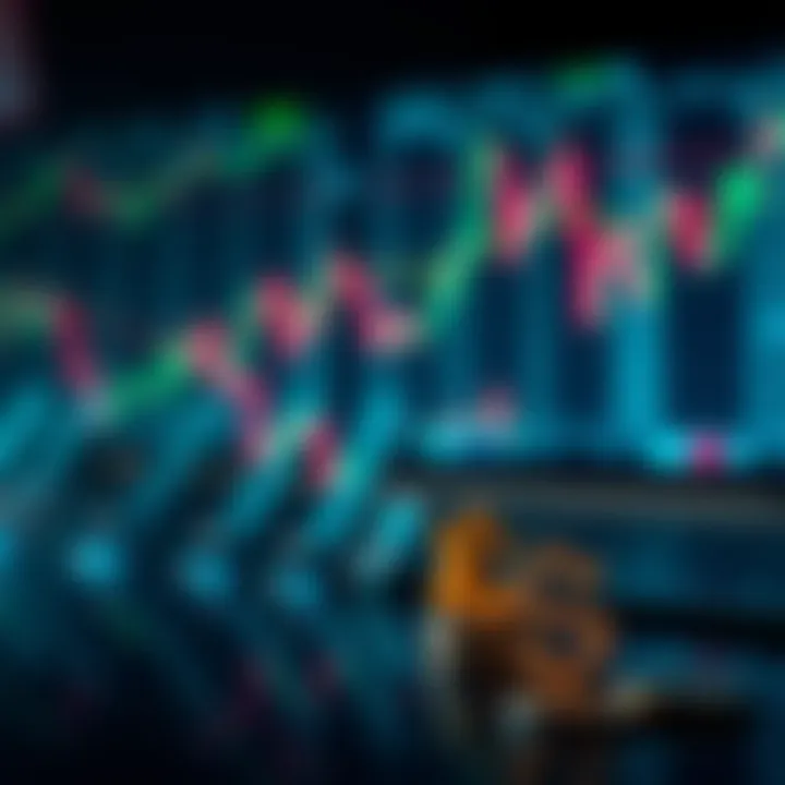 Conceptual illustration of financial flexibility with digital currency exchange icons