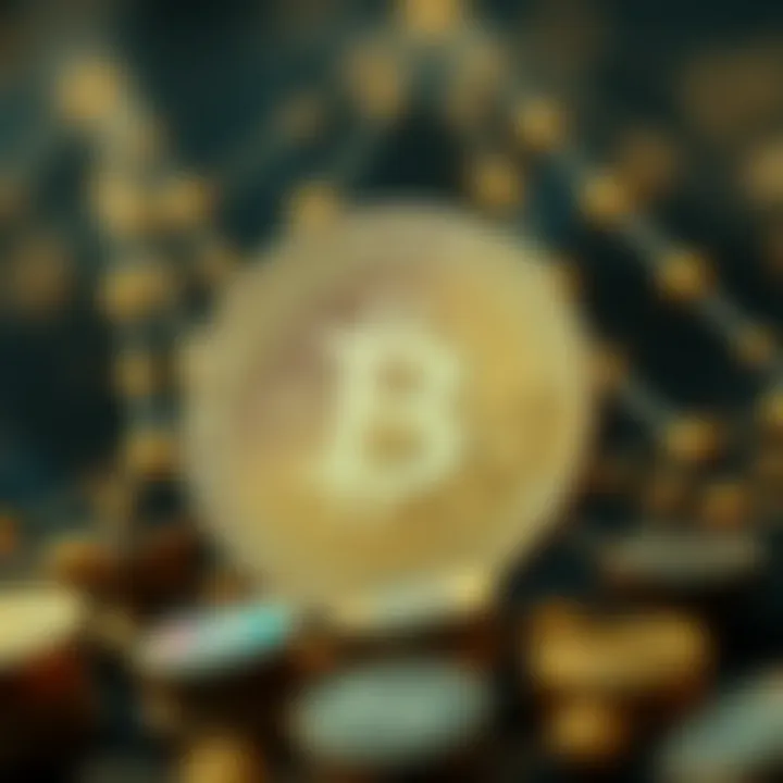 Diagram illustrating the mechanism of binary coins within blockchain networks