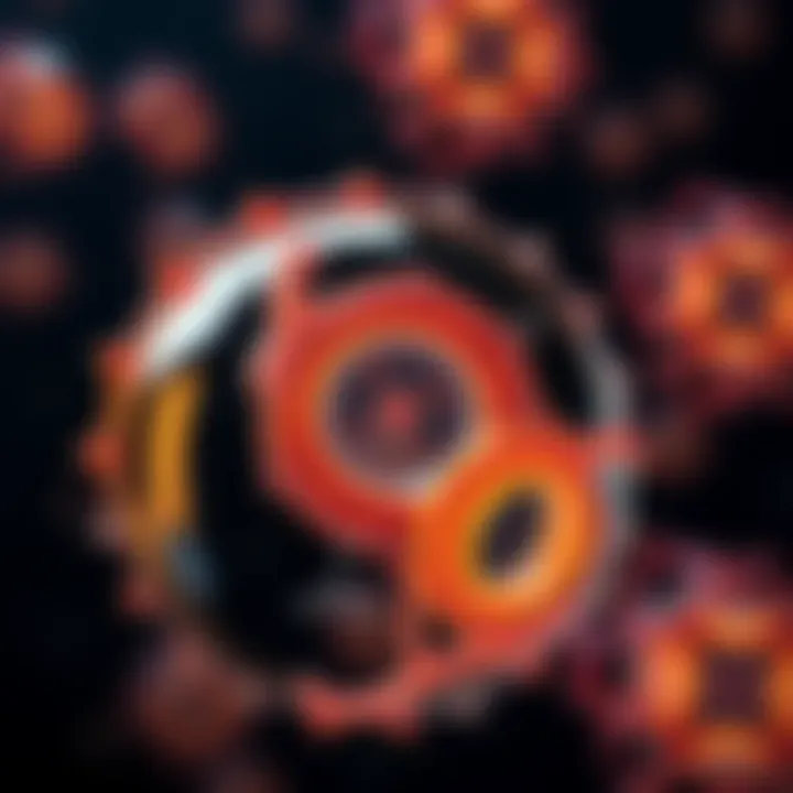 Diagram illustrating the stages of binary fission in a bacterial cell showing DNA replication and cell division