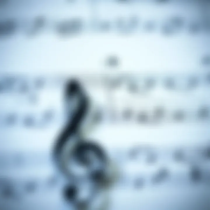 Diagram illustrating the two sections of binary form in a musical score with labeled A and B parts