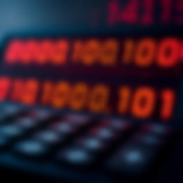 Diagram illustrating binary digits aligned for multiplication operation