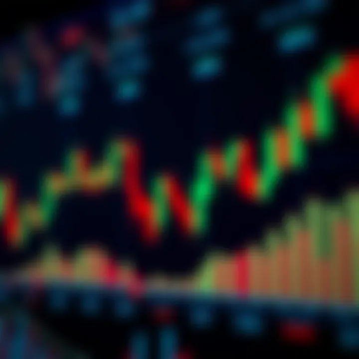 Illustration of bullish and bearish candlestick formations showing market reversal signals in forex trading