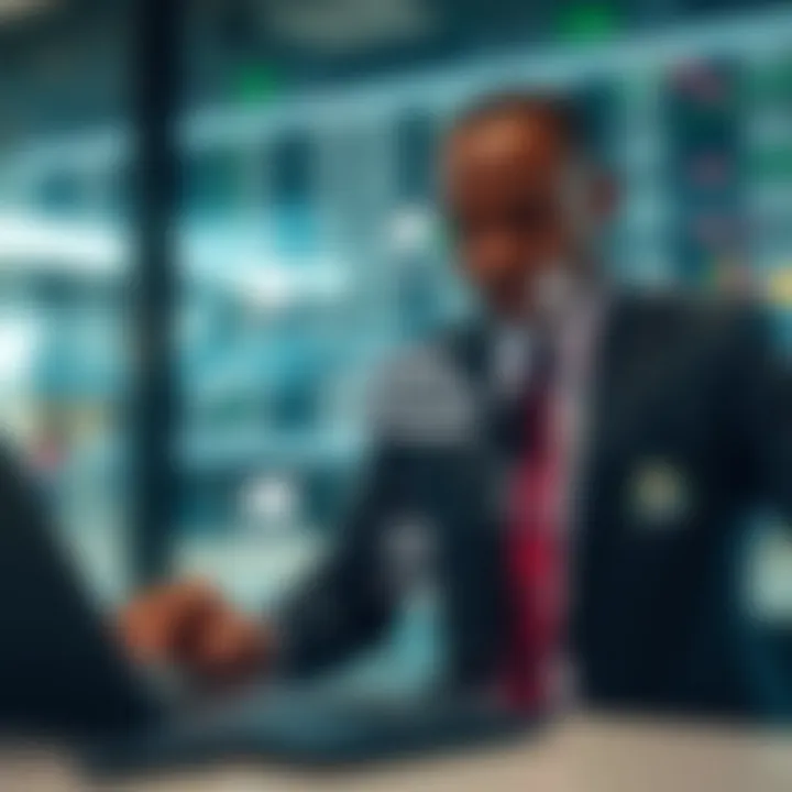 Conceptual diagram showing different types of forex trading accounts available to Nigerian traders with icons representing leverage, spreads, and security features