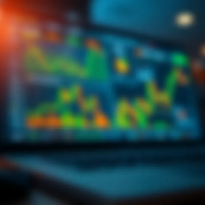 Illustration of a secure online forex trading platform dashboard with charts and regulatory compliance icons