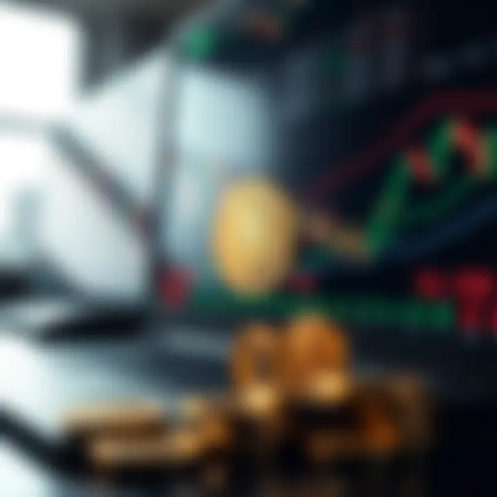 Overview of Cryptocurrency Trading Strategies Digital representation of trading strategies with charts and crypto coins