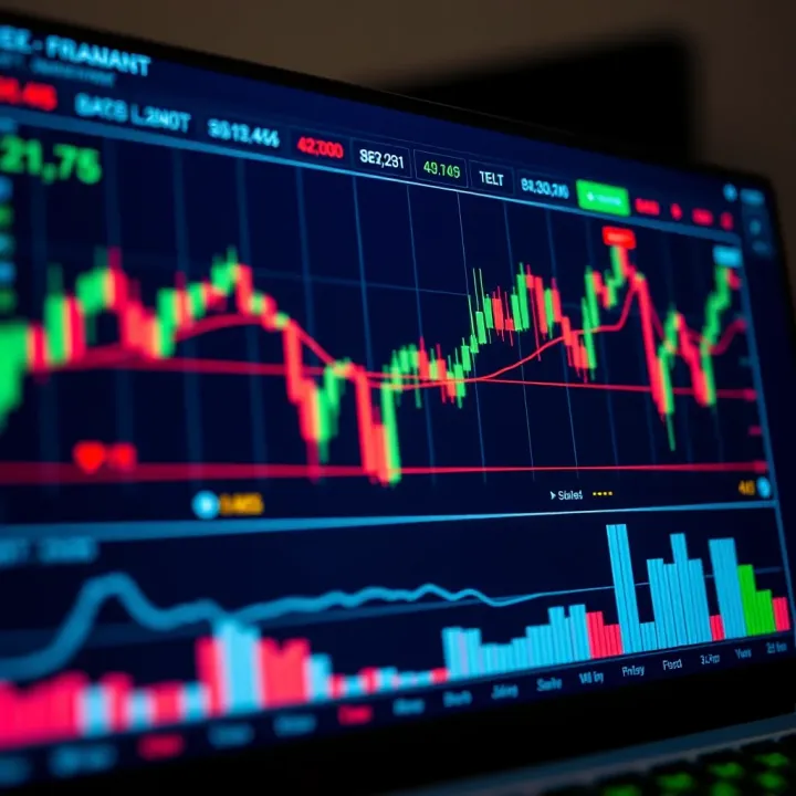 Forex Trading Platform Interface for Nigerian Traders Forex trading platform interface showing charts and currency pairs for Nigerian market