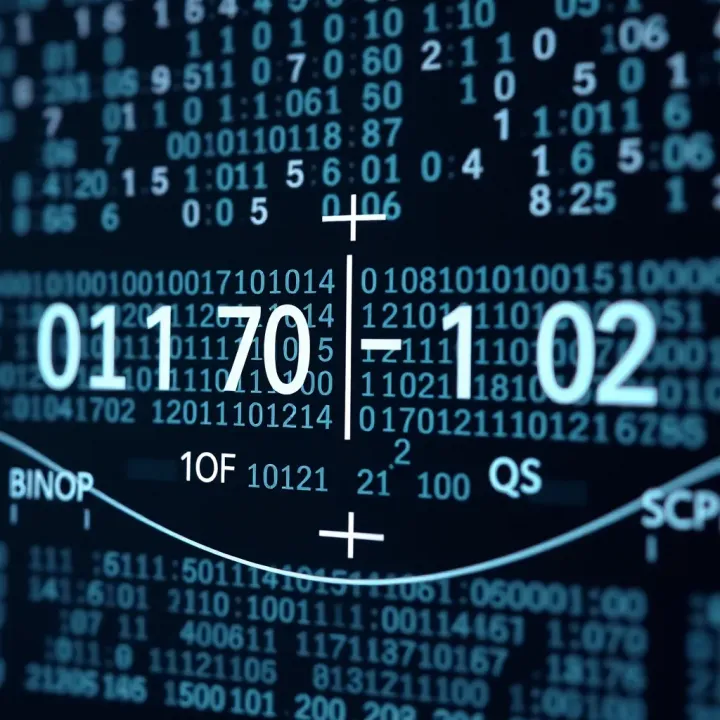 Visual Representation of Decimal to Binary Conversion Using Division and Remainder Diagram illustrating the conversion of a decimal number into its binary equivalent using division and remainder method