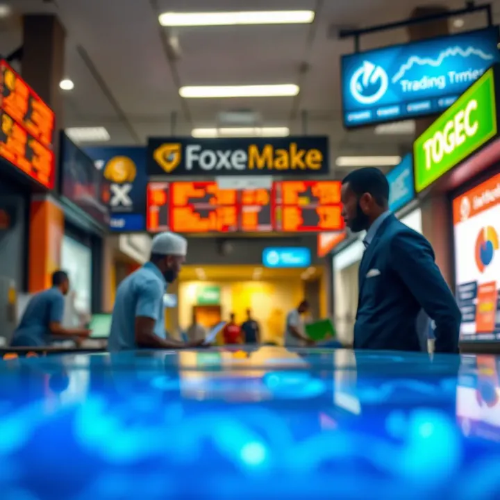 Conceptual illustration of forex market trends and regulatory compliance