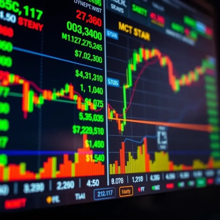 Currency Pairs and Market Dynamics in Forex Trading Currency pairs displayed on a digital trading platform showing exchange rates and market fluctuations