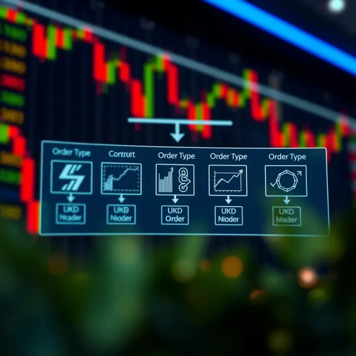Understanding Forex Trading Order Types and Platform Management Graphical representation of different forex trading order types and their execution flow on trading platforms