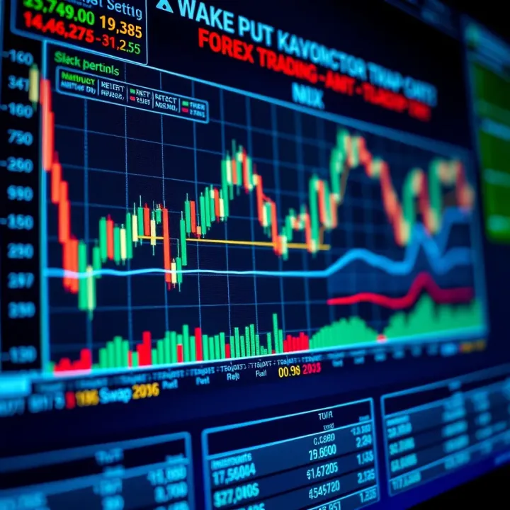 Chart showing the effect of overnight financing on forex positions and strategies to manage swap costs