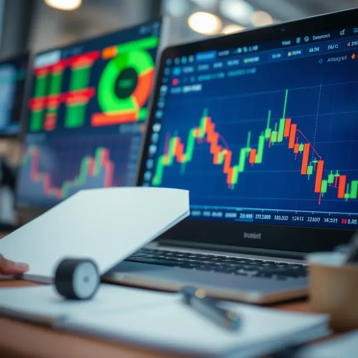 Visual representation of risk management techniques and trading tools in forex