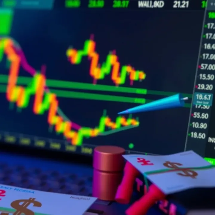 Illustration of currency charts and trading strategies with Nigerian naira symbols